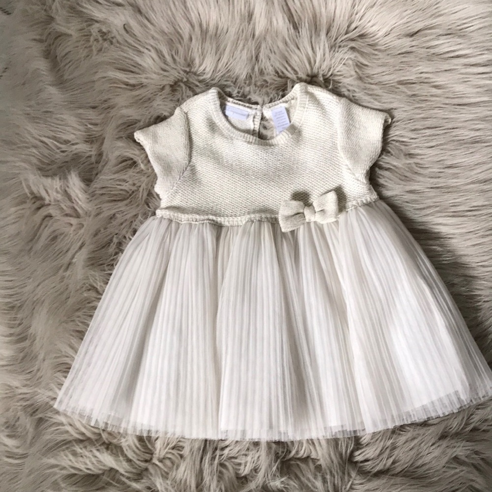 FIRST IMPRESSIONS Baby Girls Ivory Formal Dress | 24 Months